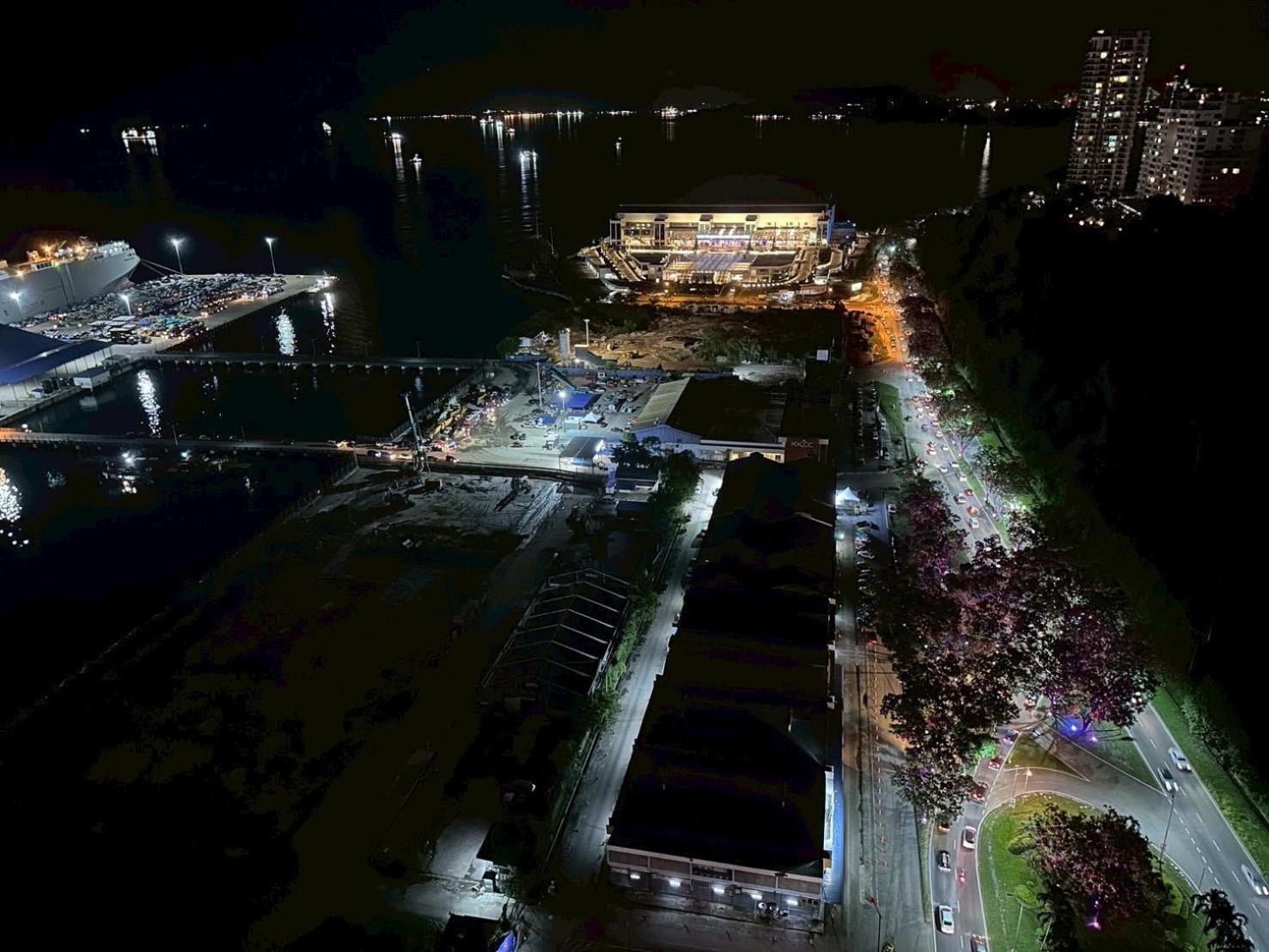 شقة Sunset View Jesselton Quay Near Jesselton Point Near Suria Sabah Near Gaya Street كوتا كينابالو المظهر الخارجي الصورة